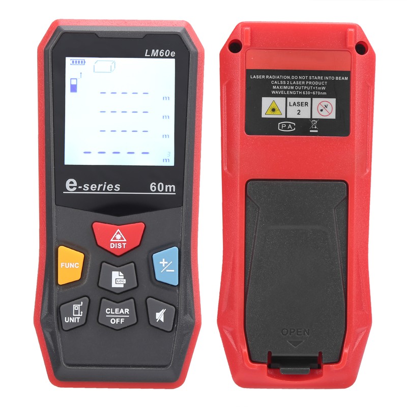 LM60e Digital Infrared Laser Distance Meter Portable 60m Range Finder