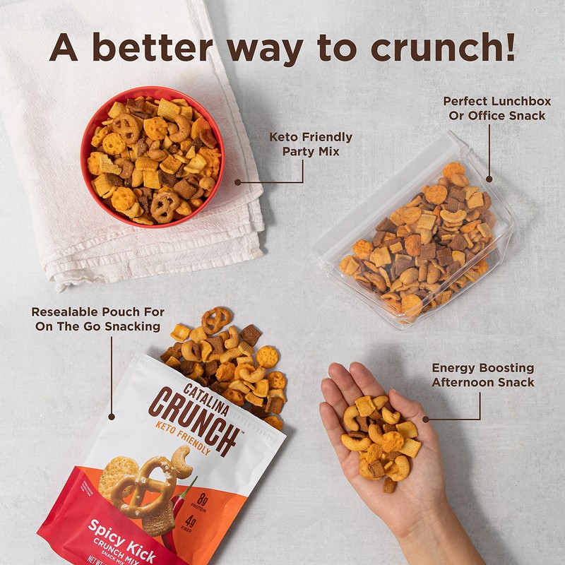 Catalina Crunch Mix Spicy Kick Keto Snack Mix | Keto