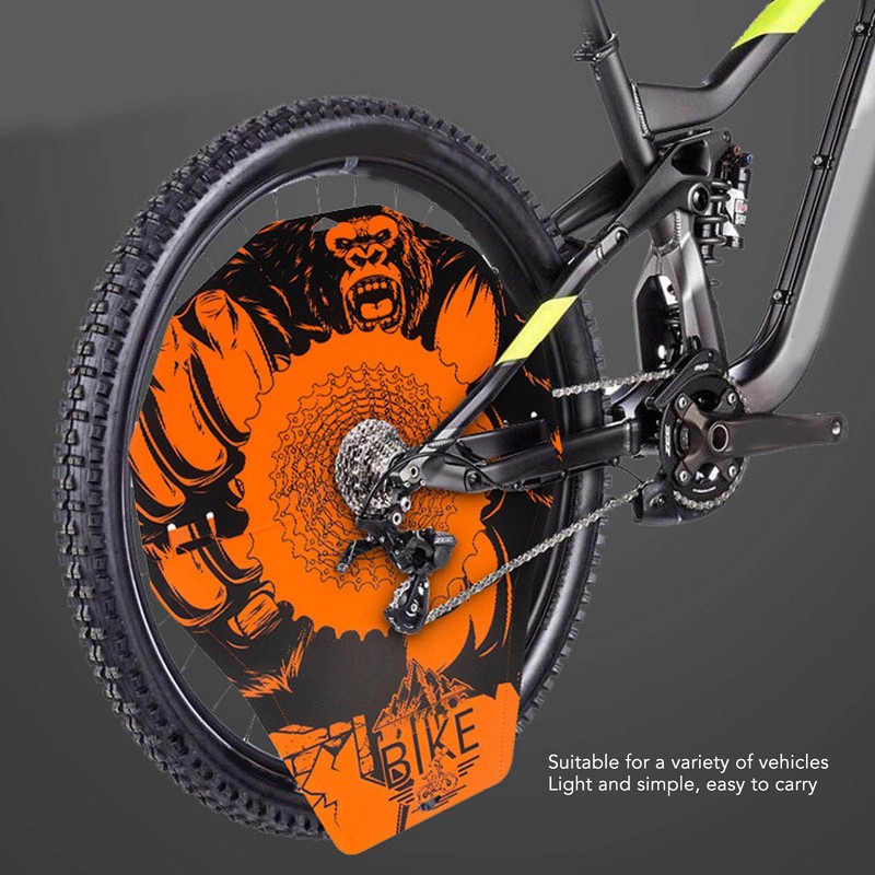 2Pcs Bicycle Wash Cover PP Oil Stain Prevention Wear Resistance