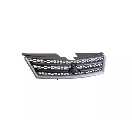 TopAlpha Black Front Grille Grill w/Silver Trim For 07 08 09 Mitsubishi Outlander New