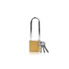 Lamondre Padlock, Heavy Duty Padlock Long Shackle Padlock with Keys,