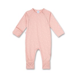 Sanetta Baby Girls' Rompertje Roze Baby and Toddler Sleepsuit, Silver Pink, 56 EU, pink