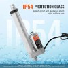 12V Linear Actuator with 6 Inch High Speed 0.55/s 220lbs/1000N