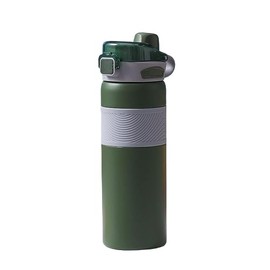 316 Stainless Steel Insulated Water Bottle Dual Drinking Modes for Maximum Versatility in Accommodating Active Lifestyles (Grey, 800ml)