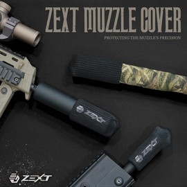 ZEXT 4pcs Muzzle Cover Gun Cover Muzzle Protective Muzzle Cover (Black)