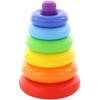 Polesie Polesie59260 Stackable Ring Pyramid, 7 Pcs-Toddler Toys, Multi Colour