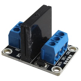 HALJIA 1 Channel 5V Solid State Relay Module With Resistive Fuse Compatible with Arduino Uno Duemilanove MEGA2560 MEGA1280 Raspberry Pi ARM DSP PIC