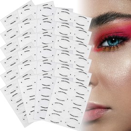 192Pcs Eyeliner Eyeshadow Stencil Stickers, Classic Eyeliner Stencil Smokey Eyeliner Tool Cat Eyeshadow Eye Stickers Thin Eyeliner Stencil for Women Girls