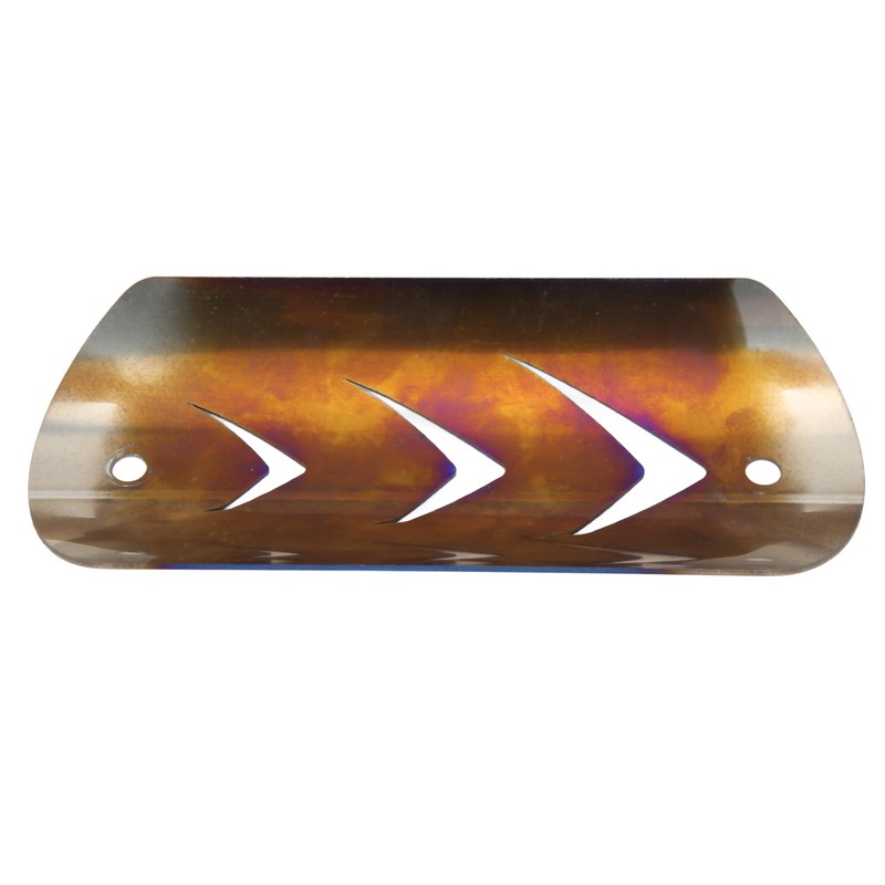 Exhaust Muffler Pipe Protector Stainless Steel Heat Shield Cover Universal