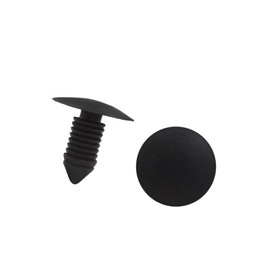 Hihaha 20Pcs Black Push Type Plastic Rivets Fastener Door Trim Panel Clip 11mm for Car Durable Material