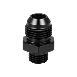 X AUTOHAUX Car Plug Metric Thread Mounting Adapter Black AN8-M14 x 1.5
