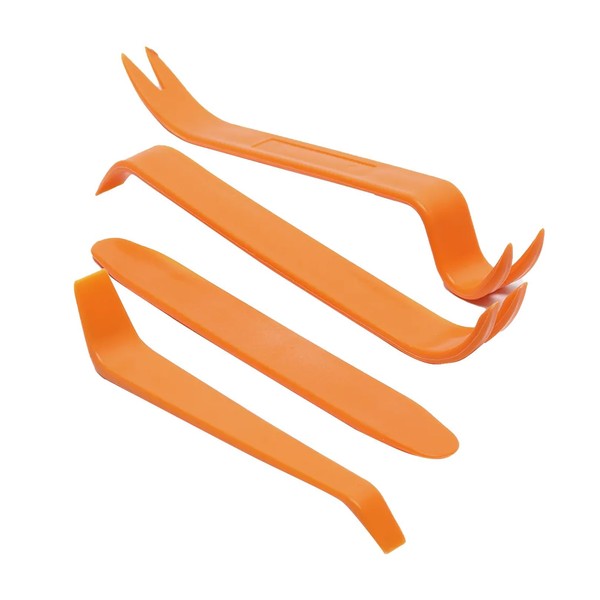 strrng 4 Pcs Trim Removal Tools,Orange Car Trim Removal Tool,Easy