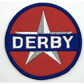 Retro Derby Motor Oil Gas Racing Patch Iron Sew On Vintage Style Retro Cap Hat
