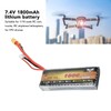 7.4V 1800mAh 3s 25C Battery With XT60 Plug Lightweight Lithium