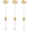 Esfos Pendant Lights Kitchen Island 3 Pack, 6500K Modern Kitchen