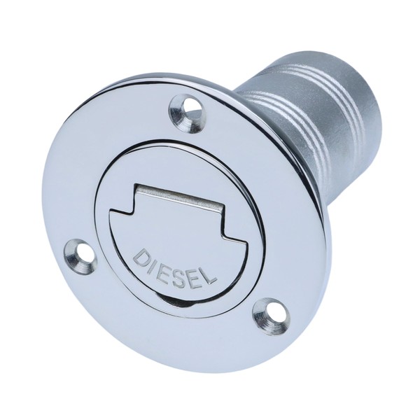 Pvrud 1-1/2" Marine Deck Fill/Filler - Diesel Boat Tank Filler