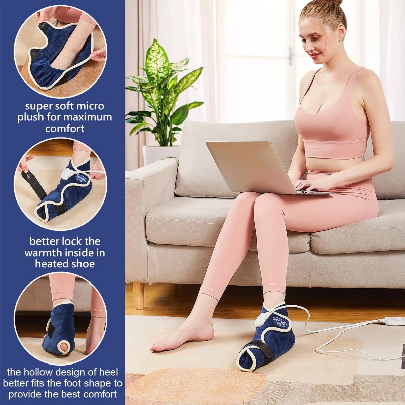 JOBYNA Ankle/Toe/Foot Warmer | Full Coverage Heated Foot Wrap |86-158â„‰