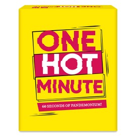 One Hot Minute - 60 Seconds of Pandemonium for Adults, Hilarious, Fast-Paced, and Quick Thinking Card Game for Game Night, Parties, & Gatherings, 2-5 Players, Ages 18+