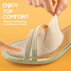 ZAIWOO Metatarsal Pads Women, Ball of Foot Cushions for Women, Heel Inserts for Women, Heel Pads for Shoes, (2 Pairs Foot Pads) High Heel Comfort Pads, Anti Slip, Invisible Design