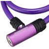 Bridgestone WL-AD.B Allock Bicycle Key Wire Lock Purple Anti-Theft Security