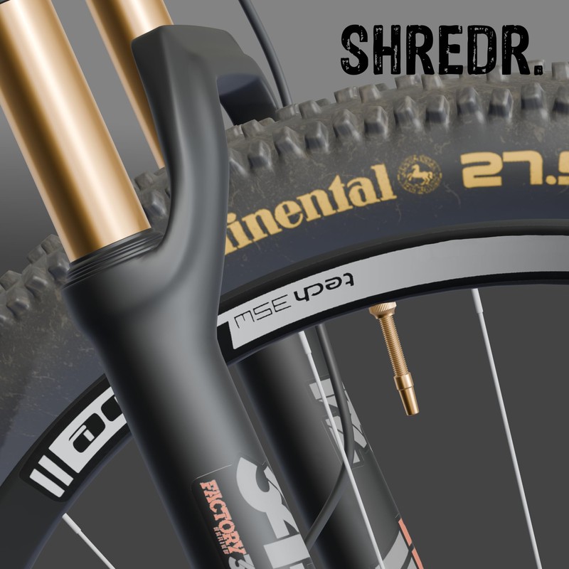 Shredr. Tubeless Valve Set | Presta Valves for Tubeless Tyres