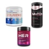 Combo Colágeno Con Ácido Hialurónico + Multivitamínico Para Mujeres Y