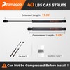 C16-19568 16 Inch 40 Lbs Gas Struts, 16" Spring Shocks
