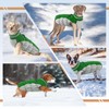 OUOBOB Dog Winter Jacket - Large Dogs, Waterproof, Reflective, Windproof,