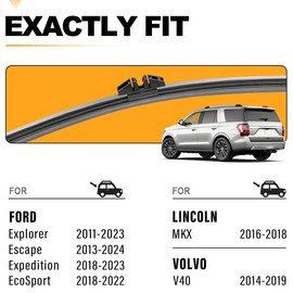 Autoboo 11 Inch Rear Wiper Blade Replacement for Ford Explorer 2011-2022 2023 Escape ...