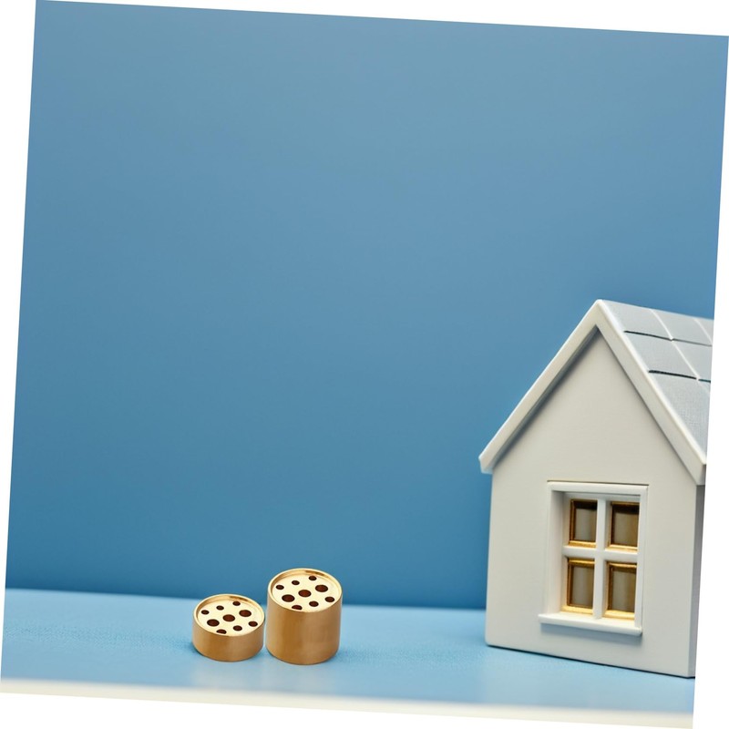 iplusmile 4pcs Decorative Brass Incense Holder Multi Hole Portable Incense