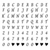 WEEKINK Script Letter Temporary Tattoo Alphabet – Custom Name &