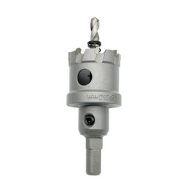 Tungsten Carbide Teeth Hole Saw (Hole Cutter) LU&MN Heavy Duty for Stainless Steel, 1-3/8", 35mm