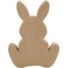 Easter Bunny, H: 18 cm, depth 2,5 cm, 1pc