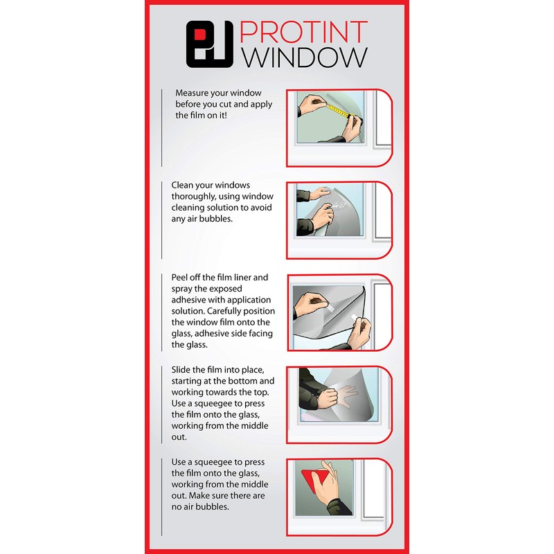 Designer Frosted Privacy Window Film, Self Adhesive Static Cling