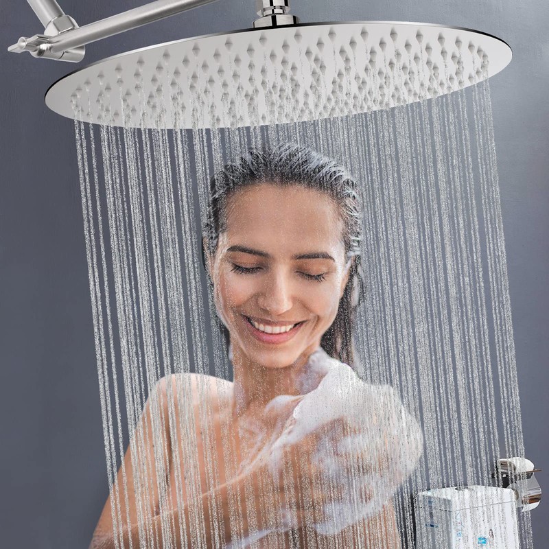 NearMoon Rain Shower Head, Ultra-Thin Design-Pressure Boosting, Awesome Some Experience,