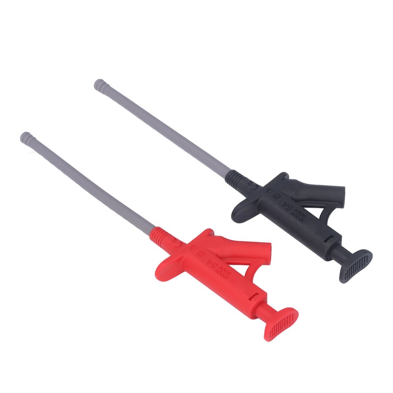 Flexible Test Hook Multimeter Electrical Testing Grabber Hook with 4MM