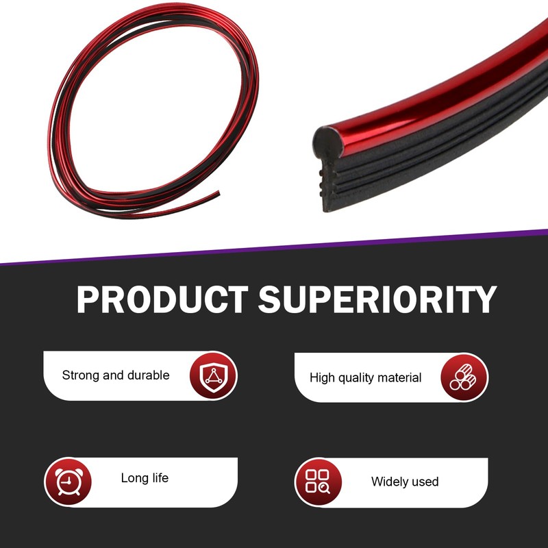 Diamall Electroplated Car Interior Trim Strip, 32.8ft Flexible DIY Dashboard