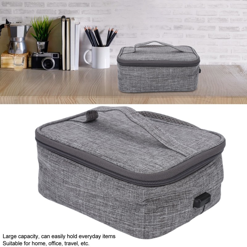 USB Heated Lunch Box Large Capacity Waterproof Oxford Cloth Lightweight