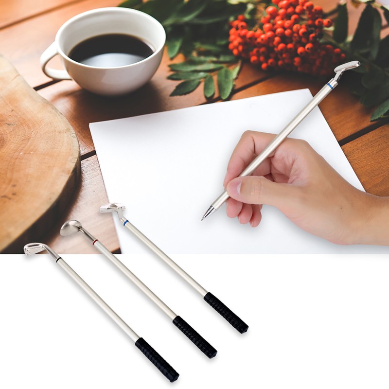 3PCS Mini Golf Clubs Ball point Pen Set with Balls