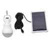 LED Solar Bulb Light Portable ABS and PC 150LM White