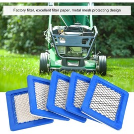 TOPINCN Filtro de Aire cortacésped para jardín y jardín Herramientas de Limpieza para Briggs y Stratton 491588 491588S 399959 PT15853 5 Piezas