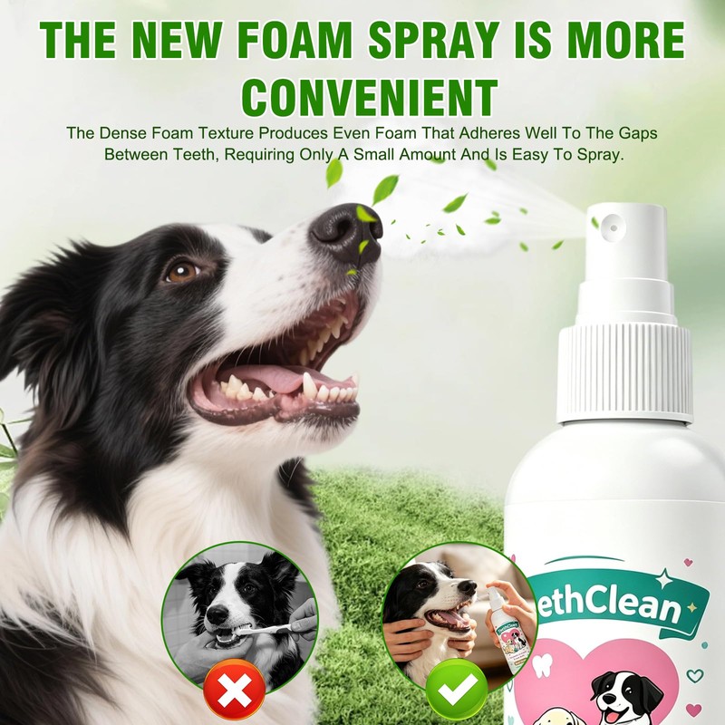 Dentaclean for Dogs & Cat, Advanced Dental Spray, No Brushing,