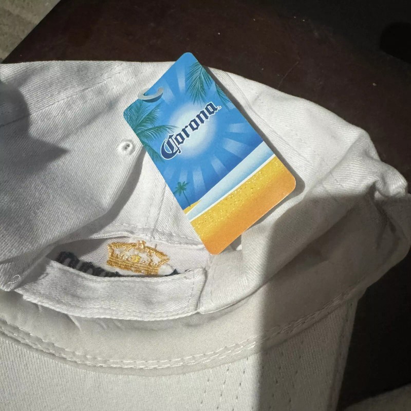 Corona Extra White Baseball Cap Hat Adjustable Strap Back NEW