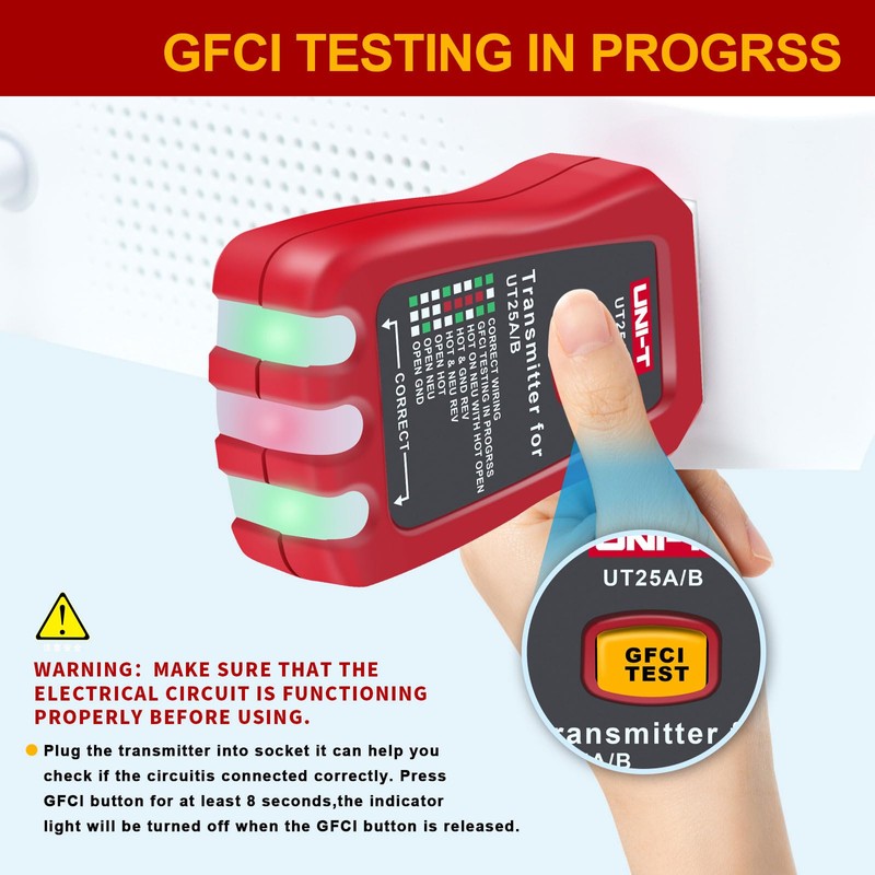 UNI-T AC Circuit Breaker Finder and Tracer Tool Kit with