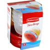 Rubbermaid TakeAlongs Twist & Seal, Twist Top Food Storage Containers,
