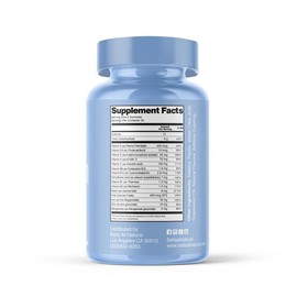 Bella All Natural Men’s Multi Gummies – 60ct, Daily Multivitamin for Men, Supports Energy, Immunity, Muscle Health, and Overall Wellness