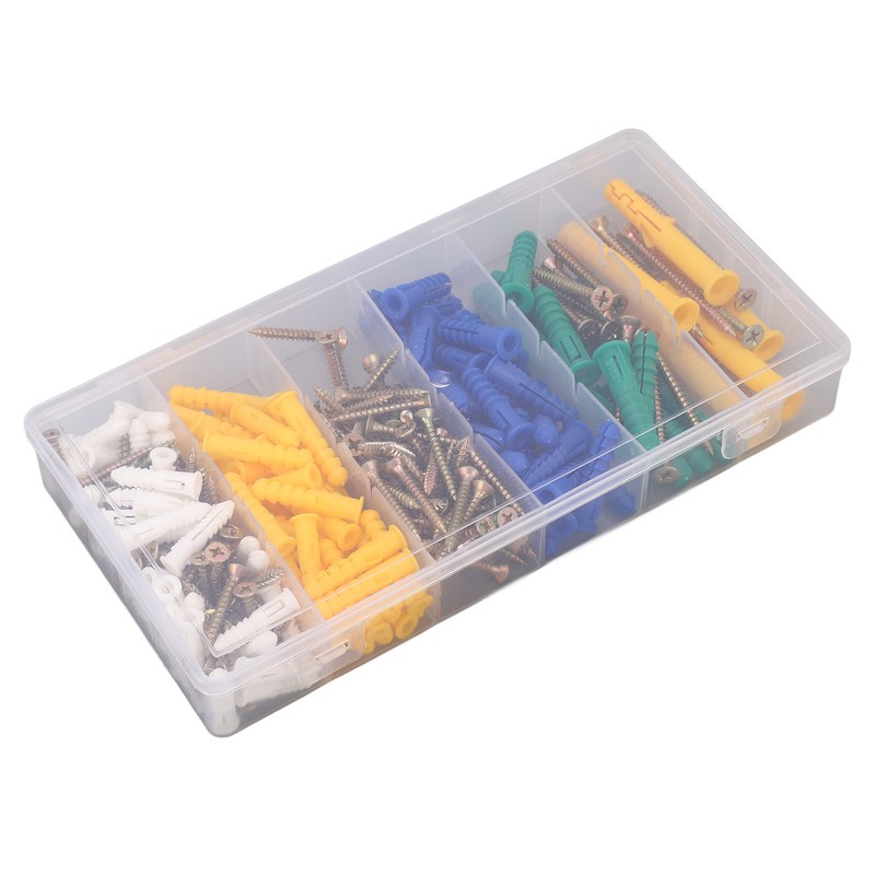 232Pcs Self Tapping Screw Flat Cross Head Carbon Steel 5