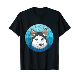 Vintage Sled Dog Huskies Mush Dog Alaska Sled Dog Team T-Shirt