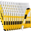 Lanties 100 Pack Box Cutter Retractable Utility Knife 18mm Wide