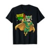 'Righteous Raccoon Superhero s Retro Comic Strip T-Shirt